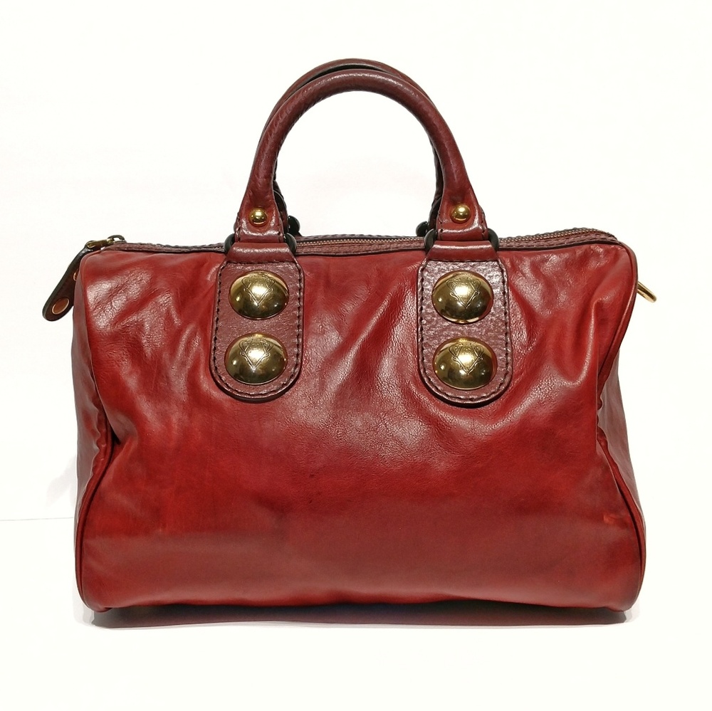 💋SALE Gucci Red-Orange Babouska Large Bag/Tote